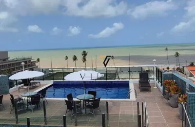 Cobertura duplex a 50m do mar com 3 dormitórios, 2 salas, cozinha e varanda à venda, 97 m² por r$ 999.000 - jardim oceania - joão pessoa/pb