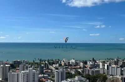 Apartamento com 3 dormitórios, 2 salas amplas, cozinha e varanda gourmet à venda, 110 m² por r$ 1.250.000 - jardim oceania - joão pessoa/pb