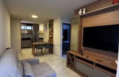 Apartamento espetacular com 2 dormitórios, sala, cozinha e varanda gourmet à venda, 59 m² por r$ 600.000 - intermares - cabedelo/pb