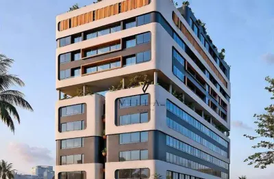 Studio perfeito com 1 dormitório, sala e cozinha americana integradas à venda, 21 m² por r$ 348.150 - manaíra - joão pessoa/pb