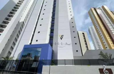 Apartamento excelente com 2 dormitórios, 2 salas, cozinha e varanda à venda, 82 m² por r$ 680.000 - brisamar - joão pessoa/pb