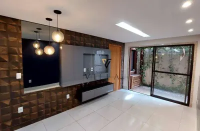 Apartamento térreo no bessa, 95m de área interna e 56m de área externa, com piscina e churrasqueira.