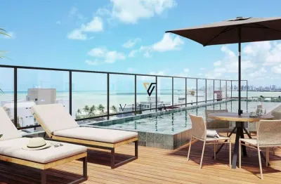 Flat com 1 quarto à venda na Avenida Oceano Índico, Intermares, Cabedelo