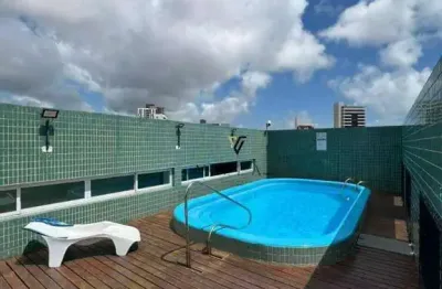 Flat com 1 quarto à venda na Rua Sidney Clemente Dore, Tambaú, João Pessoa