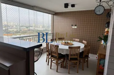 Apartamento com 119 -varanda gourmet - 3 dorms - 1 suíte!!timing mooca!