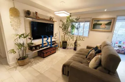 Apartamento de 83m² com 2 dormitórios (1 suíte), 2 vagas e lazer completo