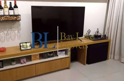 Apartamento moderno de 95m² com varanda gourmet a carvão e lazer completo