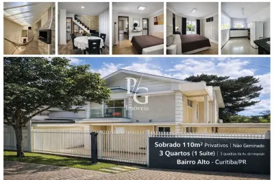 Sobrado 110m² Privativos | Não Geminado | 3 Quartos (1 Suíte) | 3 quadras da Av. da Integração