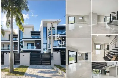 Sobrado com 155M² 3 Suítes e Terraço com vista livre e Infra p/ Jacuzzi no Centro de Pinhais/PR