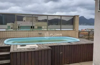 Cobertura com 3 dormitórios à venda, 221 m² por r$ 1.900.000 - piratininga - niterói/rj