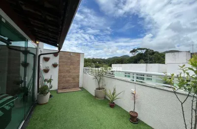 Cobertura com 2 dormitórios à venda, 120 m² por r$ 649.000,00 - itaipu - niterói/rj