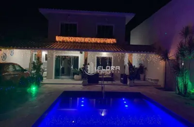 Casa com 4 dormitórios à venda, 302 m² por r$ 990.000 - barra de maricá - maricá/rj