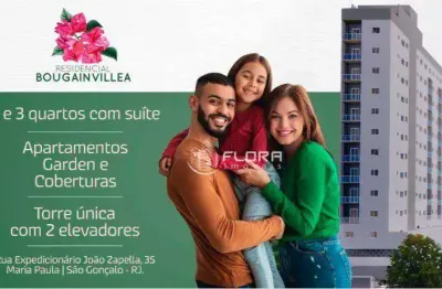 Apartamento com 2 dormitórios à venda, 60 m² por r$ 267.600,00 - maria paula - são gonçalo/rj