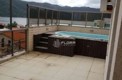 Cobertura com 3 dormitórios à venda, 221 m² por r$ 1.800.000,00 - piratininga - niterói/rj