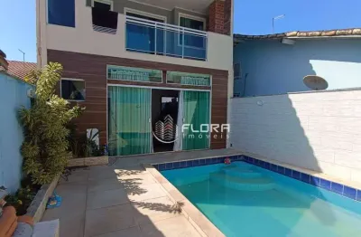 Casa com 4 dormitórios à venda, 150 m² por r$ 580.000,00 - praia de itaipuaçu (itaipuaçu) - maricá/rj