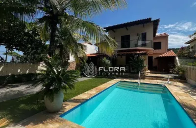 Casa com 5 dormitórios à venda, 400 m² por r$ 4.200.000,00 - itacoatiara - niterói/rj