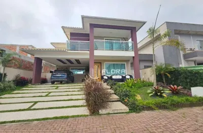 Casa porteira fechada , 4 suites à venda, 262 m² por r$ 2.000.000 - itapeba - maricá/rj