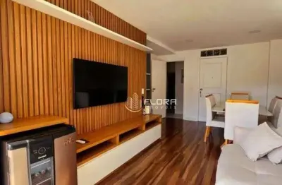 Apartamento com 2 dormitórios à venda, 80 m² por r$ 540.000,00 - santa rosa - niterói/rj