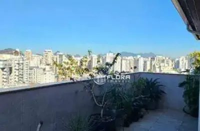 Cobertura com 4 dormitórios à venda, 230 m² por r$ 1.800.000,00 - santa rosa - niterói/rj