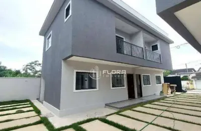 Casa com 2 dormitórios à venda, 70 m² por r$ 380.000,00 - barroco (itaipuaçu) - maricá/rj