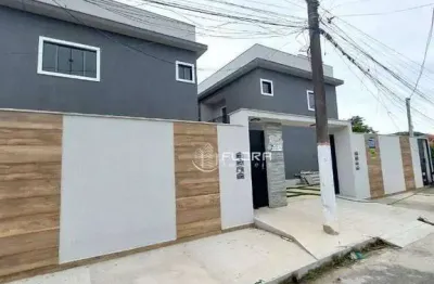 Casa com 2 dormitórios à venda, 70 m² por r$ 360.000,00 - barroco (itaipuaçu) - maricá/rj