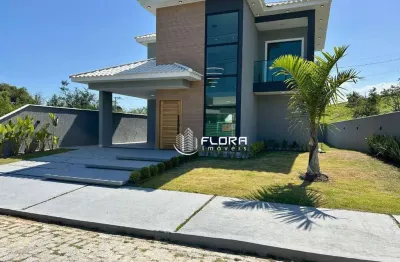 Casa com 3 quartos à venda no condomínio jardim ubá maricá, 169 m² por r$ 860.000 - jardim ubá maricá - maricá/rj