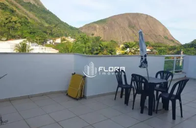 Cobertura com 1 dormitório à venda, 90 m² por r$ 748.000,00 - itacoatiara - niterói/rj