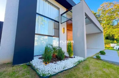 Casa linear, com piscina, área gourmet, semi-mobiliada, com 160 m²,  à venda por r$ 925.000,00 – itaipuaçu, maricá/rj