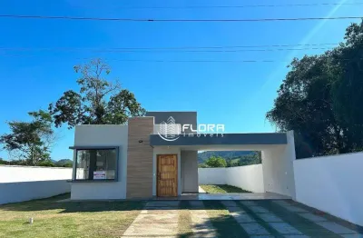 Casa com 3 dormitórios à venda, 100 m² por r$ 420.000,00 - zona rural - maricá/rj