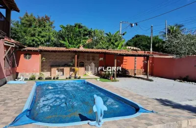 Casa com 4 quartos, piscina, área gourmet, sistema de captação de energia, à venda por r$ 570.000,00, s j imbassaí - maricá - rj