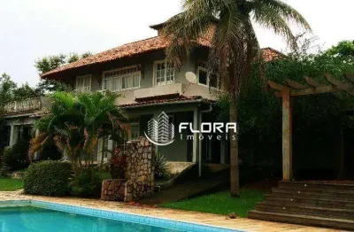 Casa com 5 quartos, sendo 4 suítes, com 285 m², à venda por r$ 1.490.000 - condado de maricá - maricá/rj
