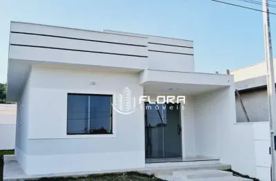 Casa em condomínio fechado, 2 quartos sendo 1 suíte, à venda por r$ 400.000,00 , maricá - rj