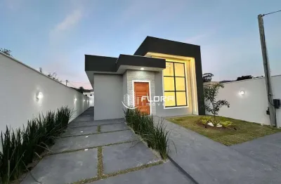 Casa nova á venda no condomínio dom village, em maricá por r$ 560.000
