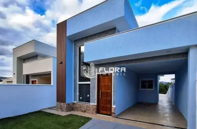 Casa com 2 dormitórios à venda, 90 m² por r$ 430.000,00 - itapeba - maricá/rj