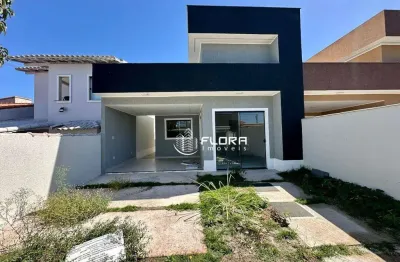 Casa com 3 quartos à venda, 138 m² por r$ 699.000 - jardim atlântico oeste (itaipuaçu) - maricá/rj