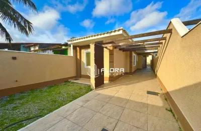 Casa com 3 quartos à venda, 100 m² por r$ 520.000 - jardim atlântico central - maricá/rj