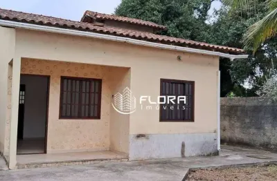 Casa linear, 2 quartos sendo 1 suíte, à 300 metros da upa, com 90 m² , à venda por r$ 315.000, inoã- maricá - rj