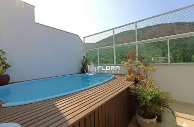 Cobertura com 3 dormitórios à venda, 190 m² por r$ 1.150.000,00 - itaipu - niterói/rj