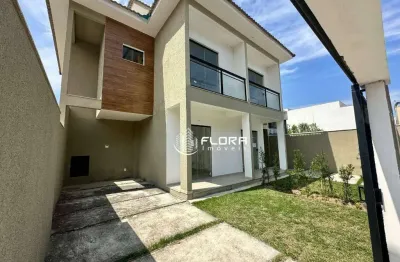 Casa com 2 dormitórios à venda, 140 m² por r$ 380.000,00 - jardim atlântico oeste - maricá/rj