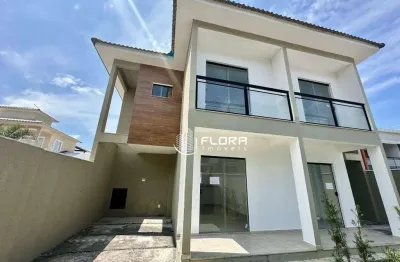 Casa com 2 quartos à venda, 140 m² por r$ 380.000 - jardim atlântico oeste - maricá/rj