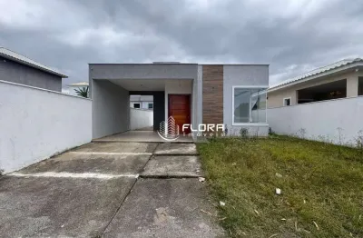 Casa com 2 quartos à venda no royal gardén, 110 m² por r$ 420.000 - pindobas - maricá/rj