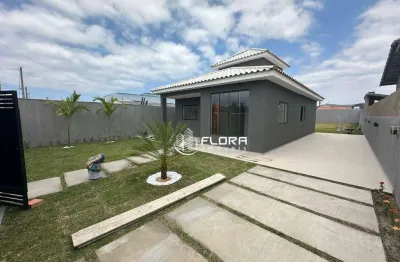 Casa no jardim atlântico central 3 quartos à venda, 96 m² por r$ 650.000 - jardim atlântico central - maricá/rj