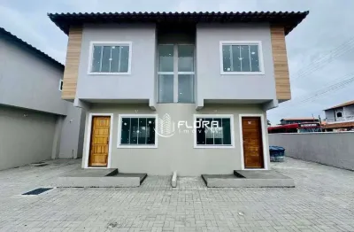 Casa jardim atlântico leste 2 quartos à venda, 72 m² por r$ 340.000 - jardim atlântico leste (itaipuaçu) - maricá/rj