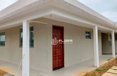 Casa com 2 dormitórios à venda, 75 m² por r$ 350.000,00 - são josé do imbassaí - maricá/rj