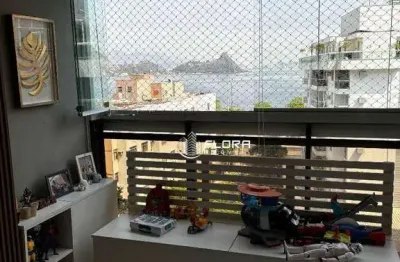 Apartamento com 3 dormitórios à venda, 135 m² por r$ 1.370.000,00 - charitas - niterói/rj