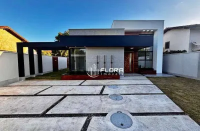 Casa com 3 quartos à venda,  119 m² por r$ 850.000 - jardim atlântico central (itaipuaçu) - maricá/rj