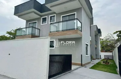 Apartamento com 2 quartos com suíte e churrasqueira à venda próximo a praia, 65 m² por r$ 410.000 - jardim atlântico central (itaipuaçu) - maricá/rj