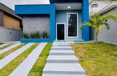 Casa com 3 quartos à venda no condomínio royal gardén, 99.66 m² por r$ 575.000 - pindobas - maricá/rj