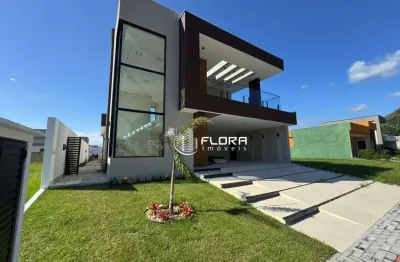 Casa com 3 quartos à venda, 258 m² por r$ 1.800.000 - alphaville maricá 2 - maricá/rj