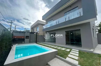 Casa com 4 dormitórios à venda, 158 m² por r$ 1.580.000,00 - itaipu - niterói/rj